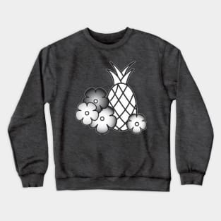 Lispe Luau Pineapple Crewneck Sweatshirt